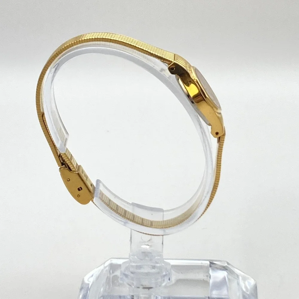 Vtg Dufonte Lucien Piccard Women's Watch 17mm Gold Tone Adjustable New Battery